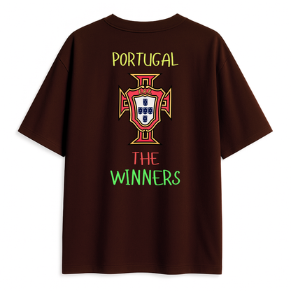 Portugal 'The winners' unisex Oversized T-Shirt