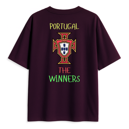 Portugal 'The winners' unisex Oversized T-Shirt