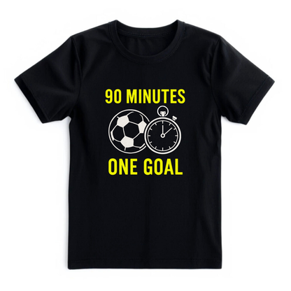 90 Minutes, One Goal – Football T-Shirt