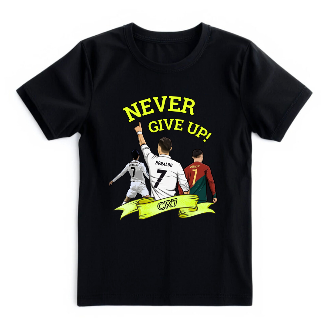 Ronaldo 'Never Give Up' Unisex T-shirt