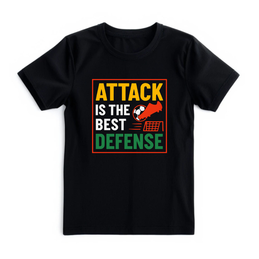 Attack is the Best Defence - Football T-shirt